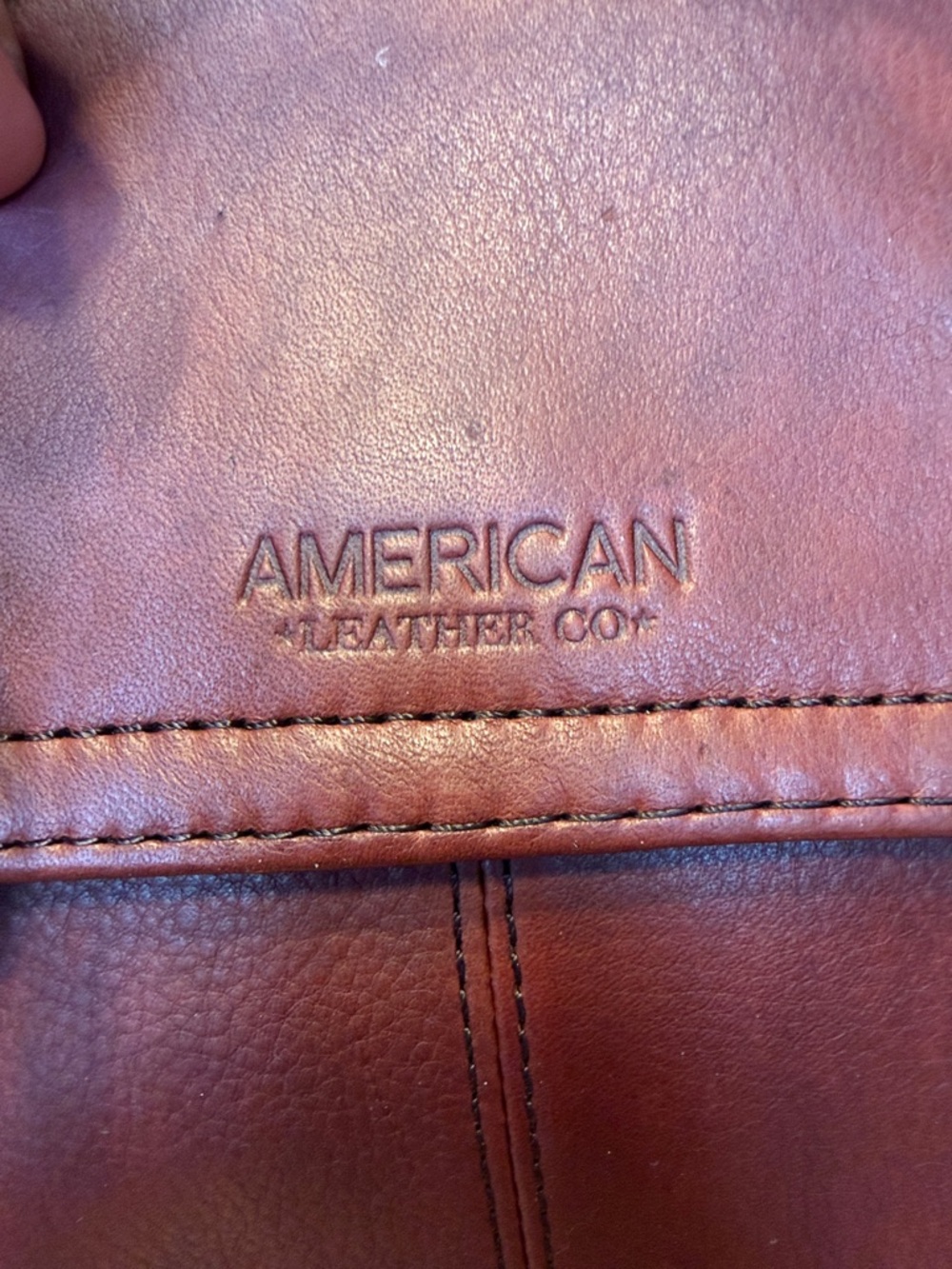 American Leather Co Old Money Brown Leather Crossbody Bag (EUC) - Picture 16 of 16